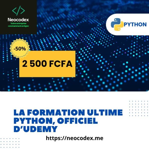 La formation Ultime python, officiel python
