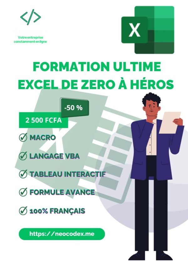 Formation Ultime Excel de Zéro à Héros