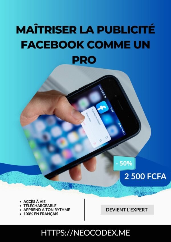 Formation publicité Facebook