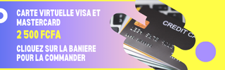 Acceuil 2 Carte virtuelle visa et mastercard